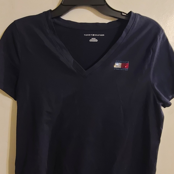 Tommy Hilfiger Navy Short Sleeve Tee - Picture 1 of 3